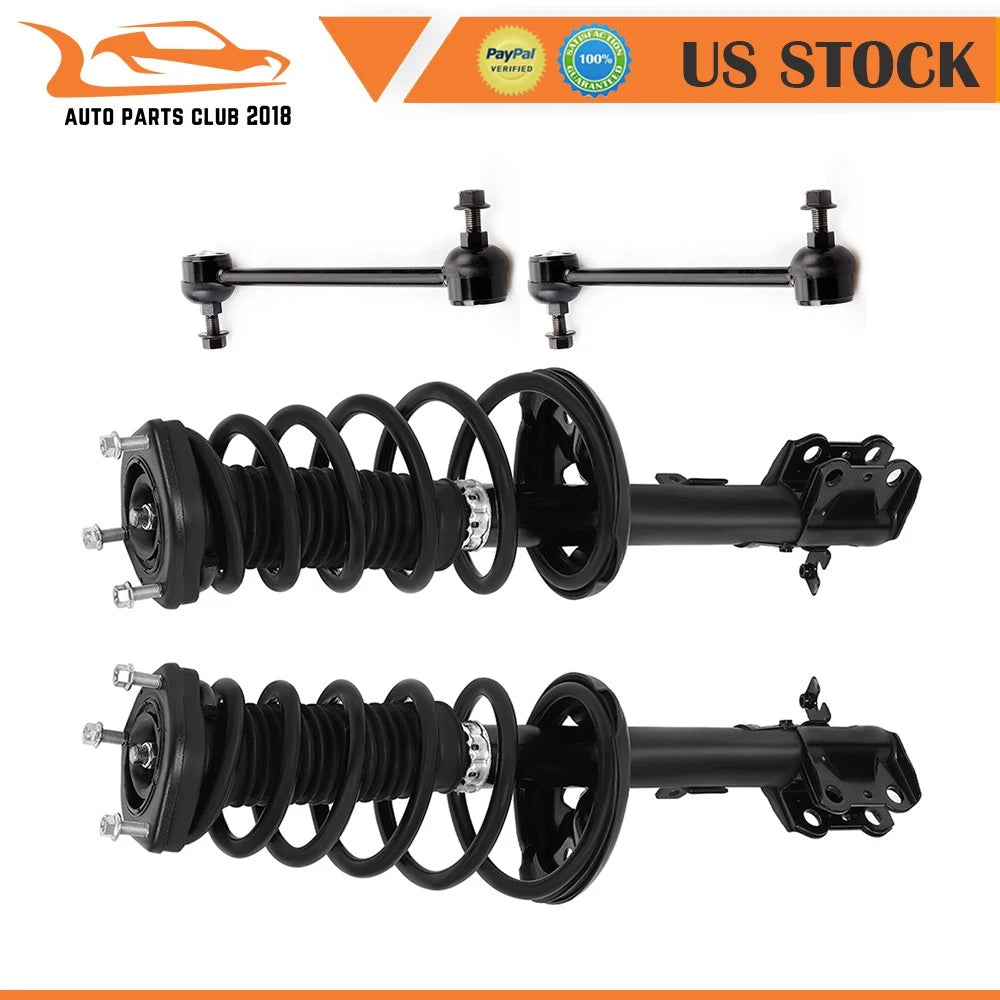Rear Struts Set for 2009-2012 Toyota Venza AWD w/Coil Spring & Sway Bars