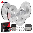 Drilled Disc Rotors & Brake Pads Kit for Nissan Murano (2005–2007)