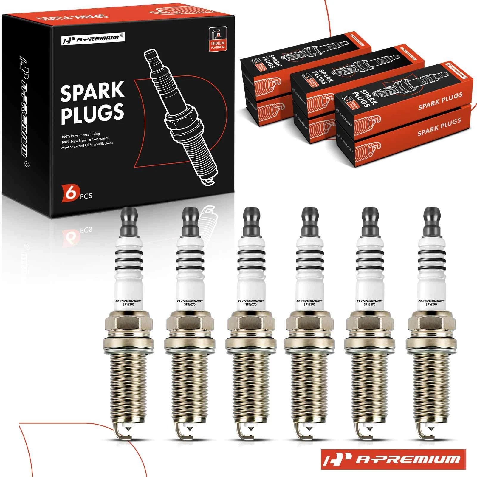 6x Iridium Platinum Spark Plugs for Kia Optima (2006–2010) Hyundai Santa Fe
