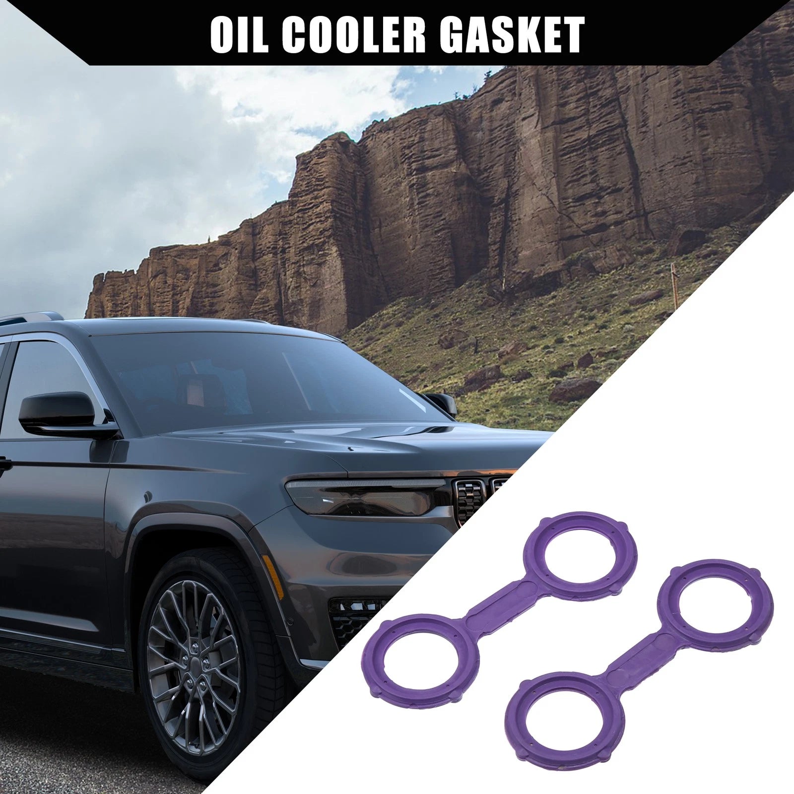 2 Pcs Oil Cooler Gasket for Mercedes-Benz Sprinter (2007–2018) No.A6421880580