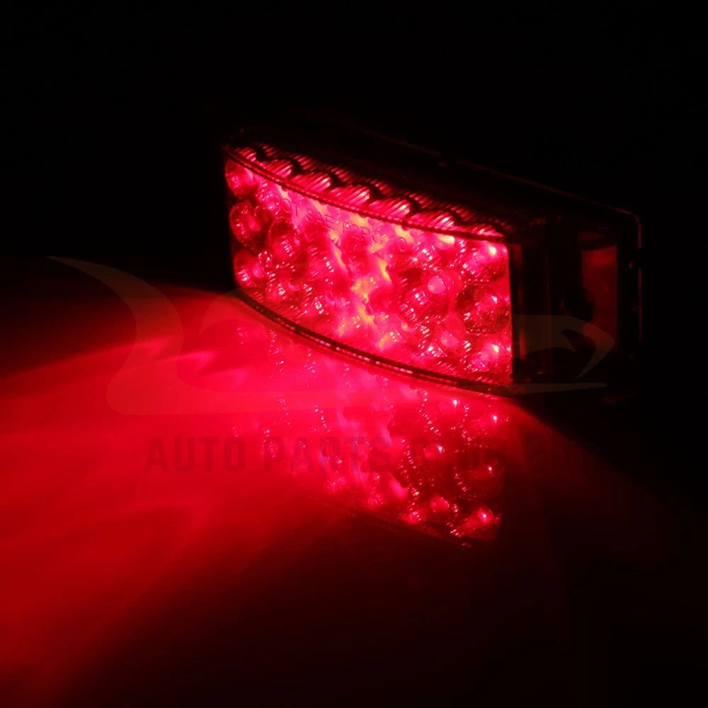 2X Red 6 Inch LED Side Marker Turn Signal Light for Trailer Truck