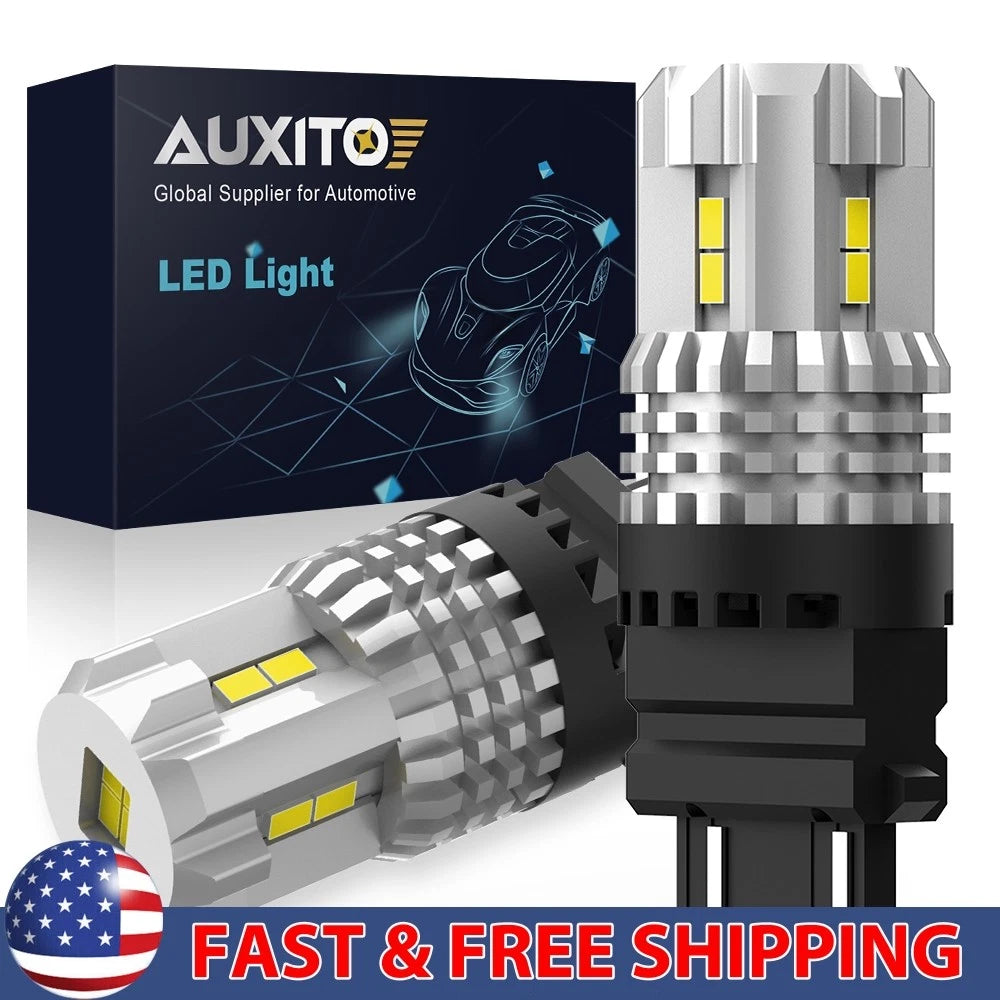 Set of 2 AUXITO 3157 LED Bulbs for Reverse Light (6000K White)