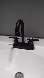 Outlet Pipe / Black Plated Stainless Steel for Caravan Faucet US
