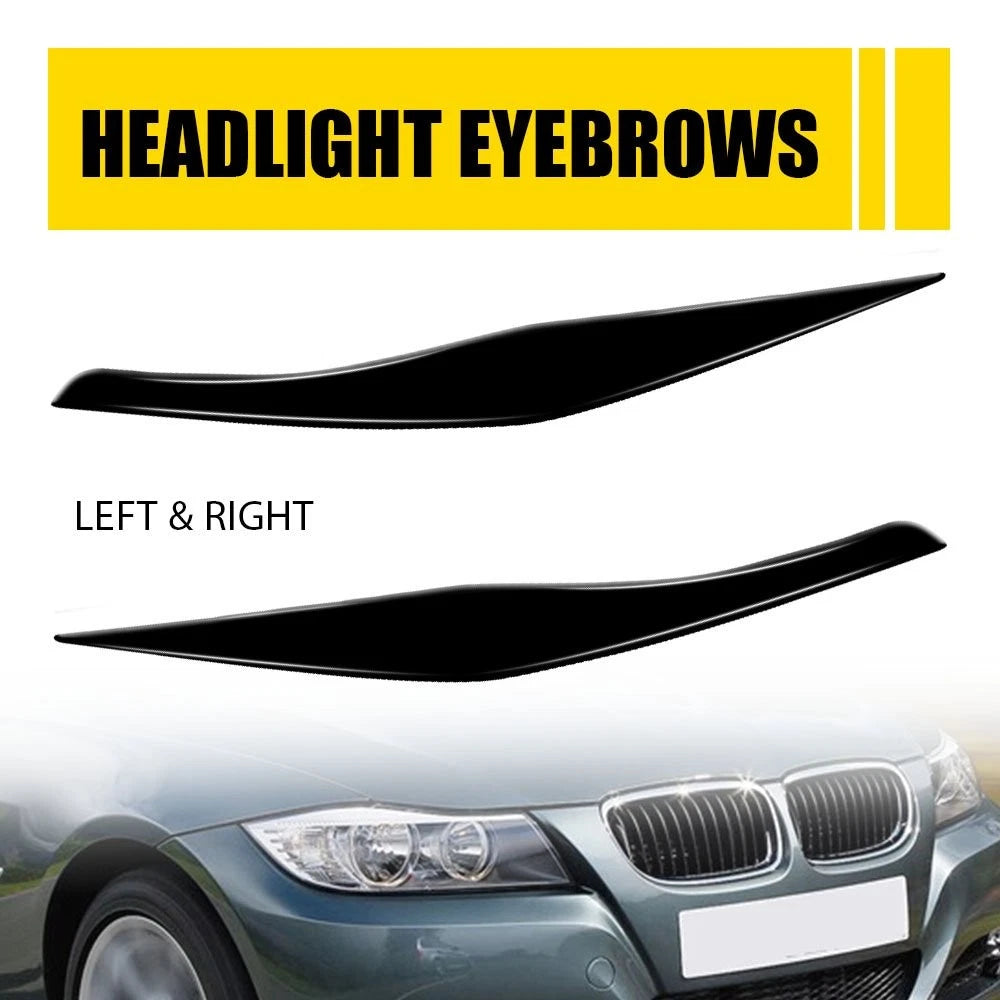 Headlight Eyebrow Eyelid Cover Trim for BMW 3 Series E90 E91 (2005–2012)