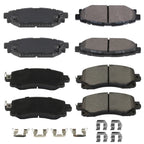 Front & Rear Metallic Brake Pads for Subaru Impreza (2017–2022)