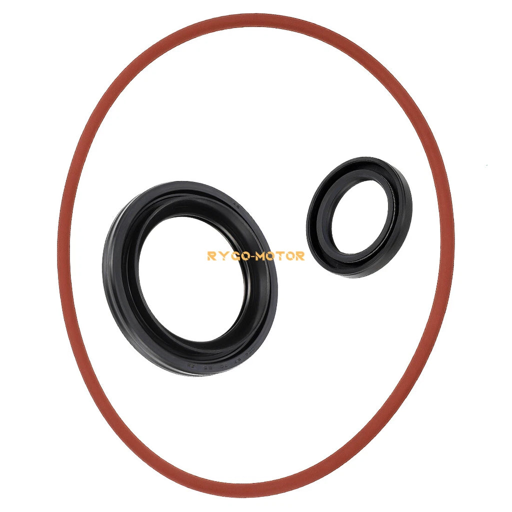 Rear Brake Drum Dust Seal O-Ring Kit for Yamaha Big Bear Bruin Grizzly Wolverine (1990–2023)