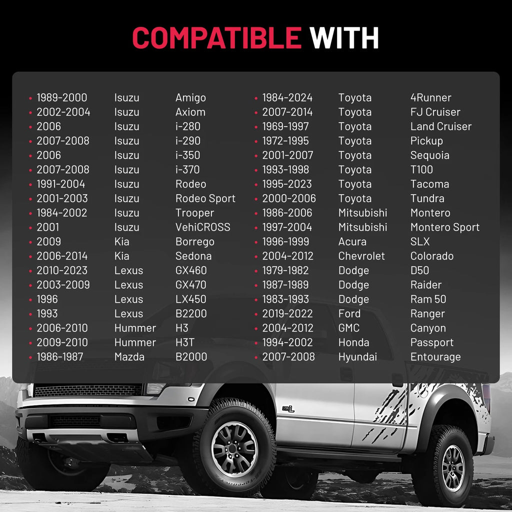 Wheel Spacer Set for Chevrolet Colorado (2004-2012)