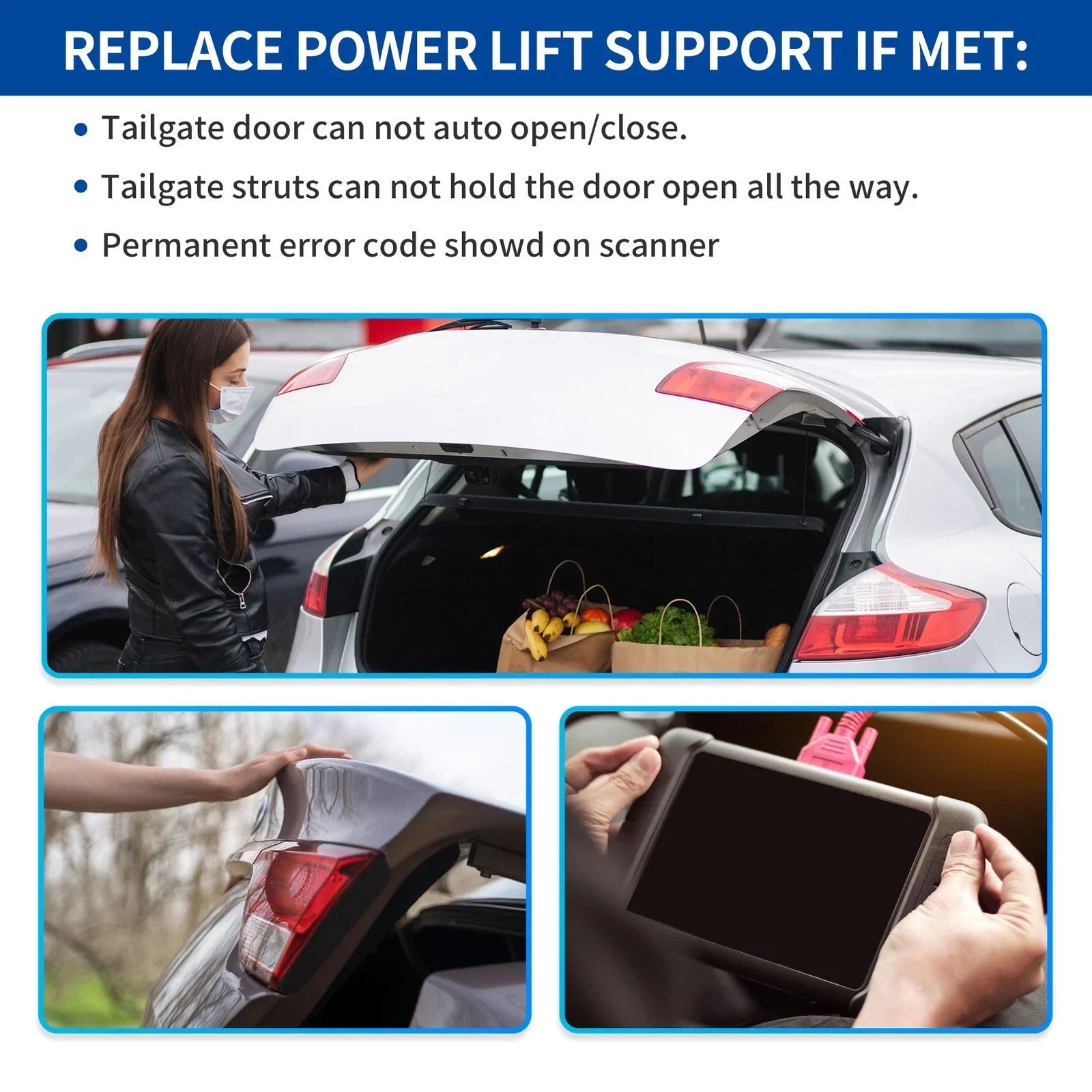 Rear RH Tailgate Power Lift Support for Hyundai Palisade (2020-2024)