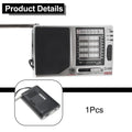 Lightweight Battery Powered Radio with Kickstand for Universal Use