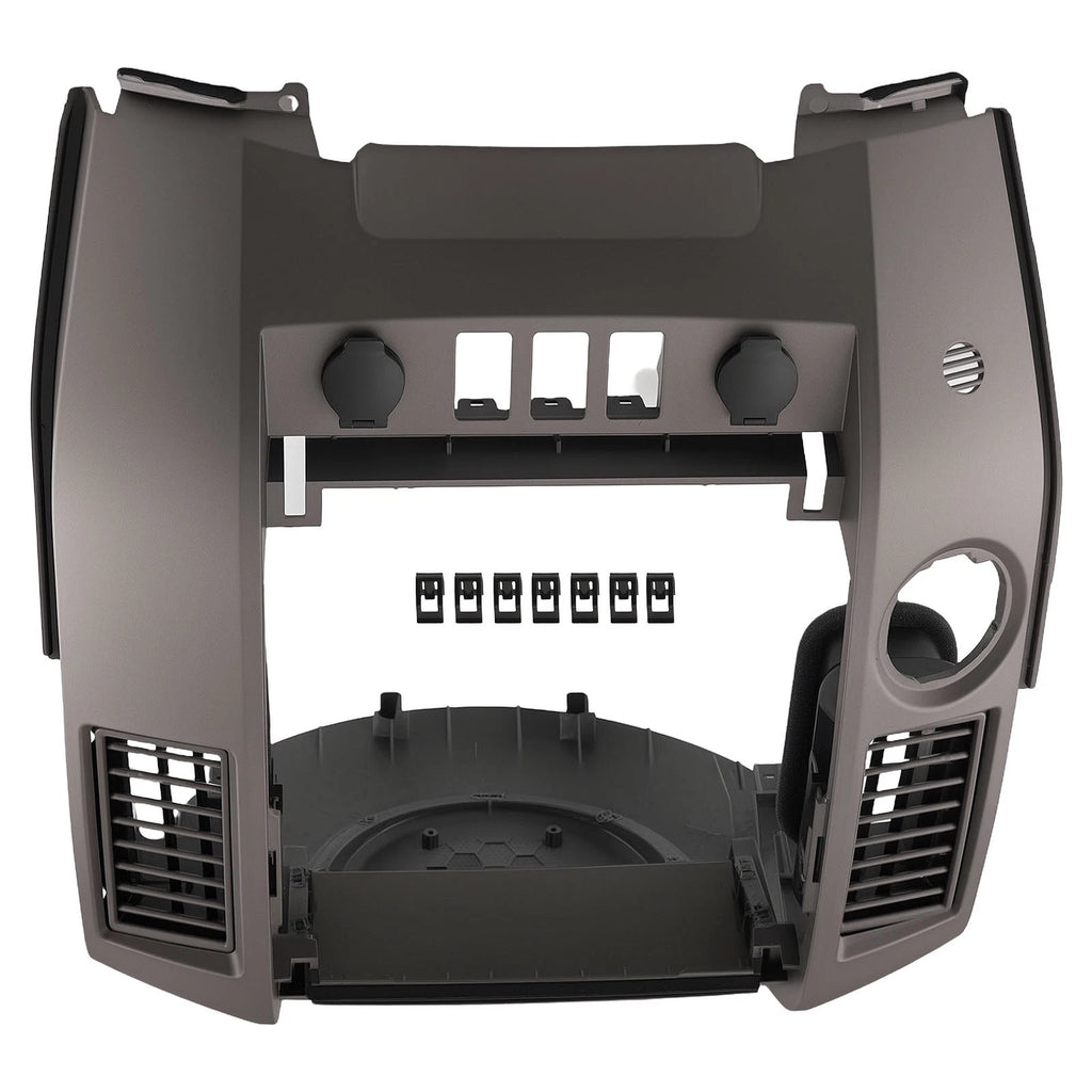 Center Radio Cover for Nissan Titan 5.6L V8 (2004–2015) 68257-7S500 Grey