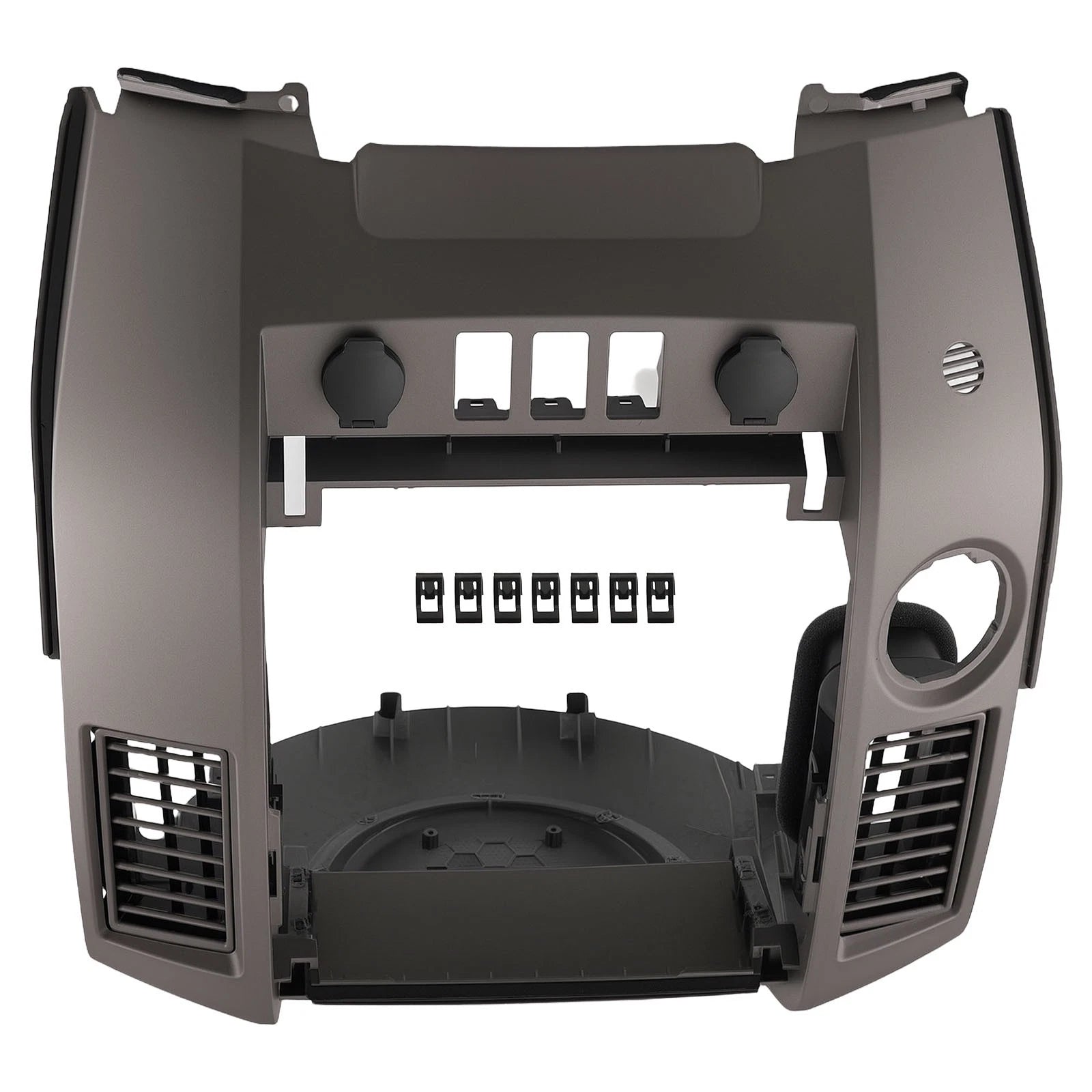 Center Radio Cover for Nissan Titan 5.6L V8 (2004–2015) 68257-7S500 Grey