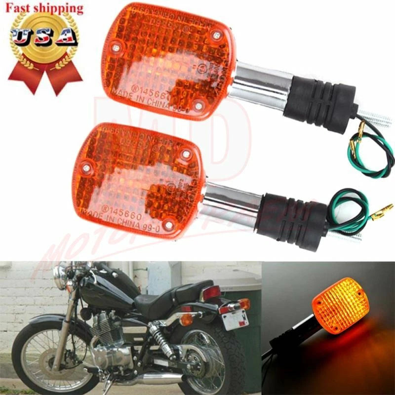 Turn Signal Blinker Light for Honda Shadow 600 750 1100 Magna Rebel CMX 250 450 (1990–2009)