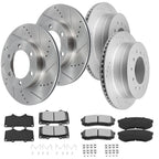 Front & Rear Brake Rotors & Ceramic Pads for Toyota Sequoia (2004–2007)