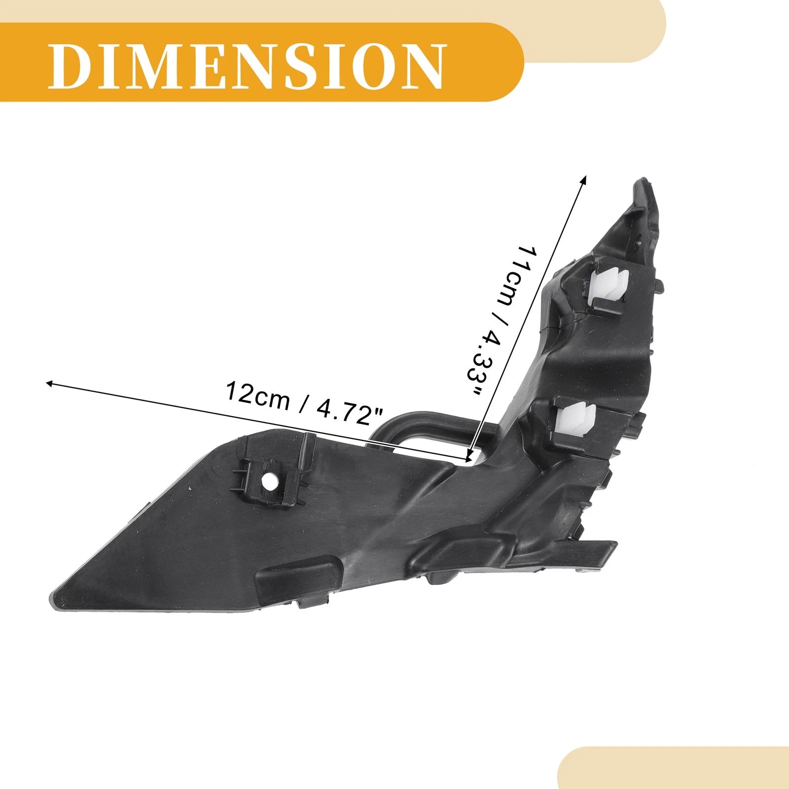 LH Front Bumper Support Bracket for Hyundai Elantra (2017–2018)