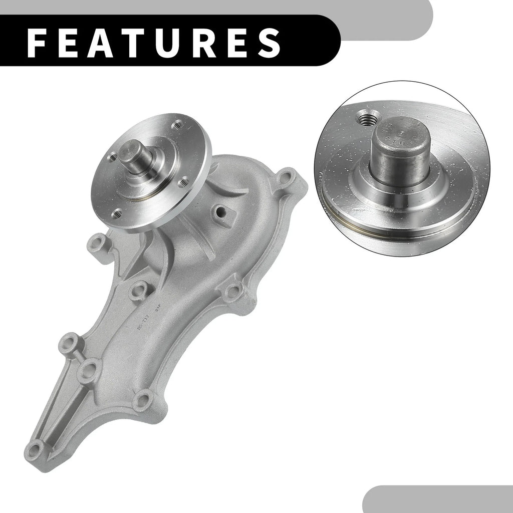 Water Pump with Gasket Screw Kit for Toyota 4Runner 2.4L (1985–1995) No. 1610039345