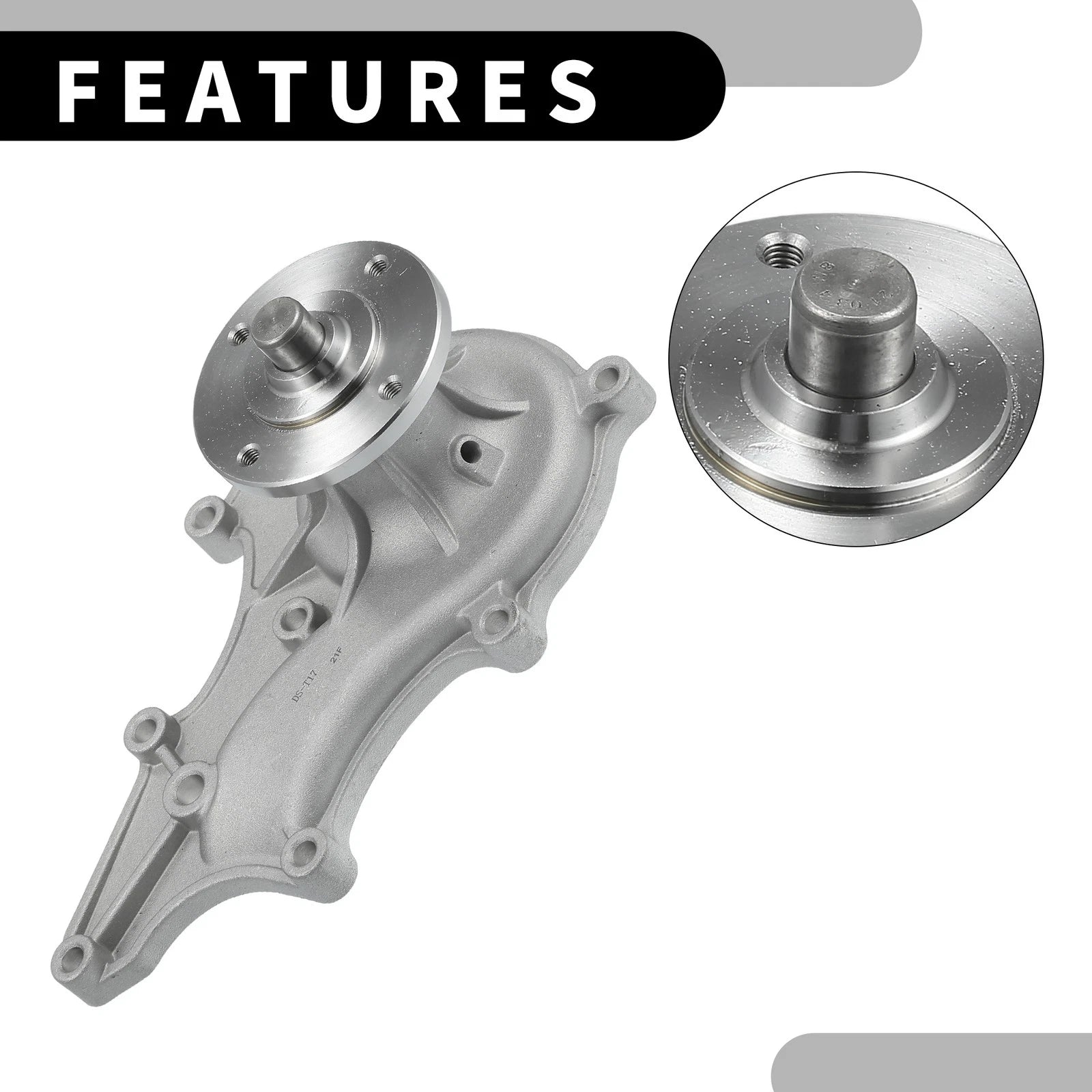 Water Pump with Gasket Screw Kit for Toyota 4Runner 2.4L (1985–1995) No. 1610039345