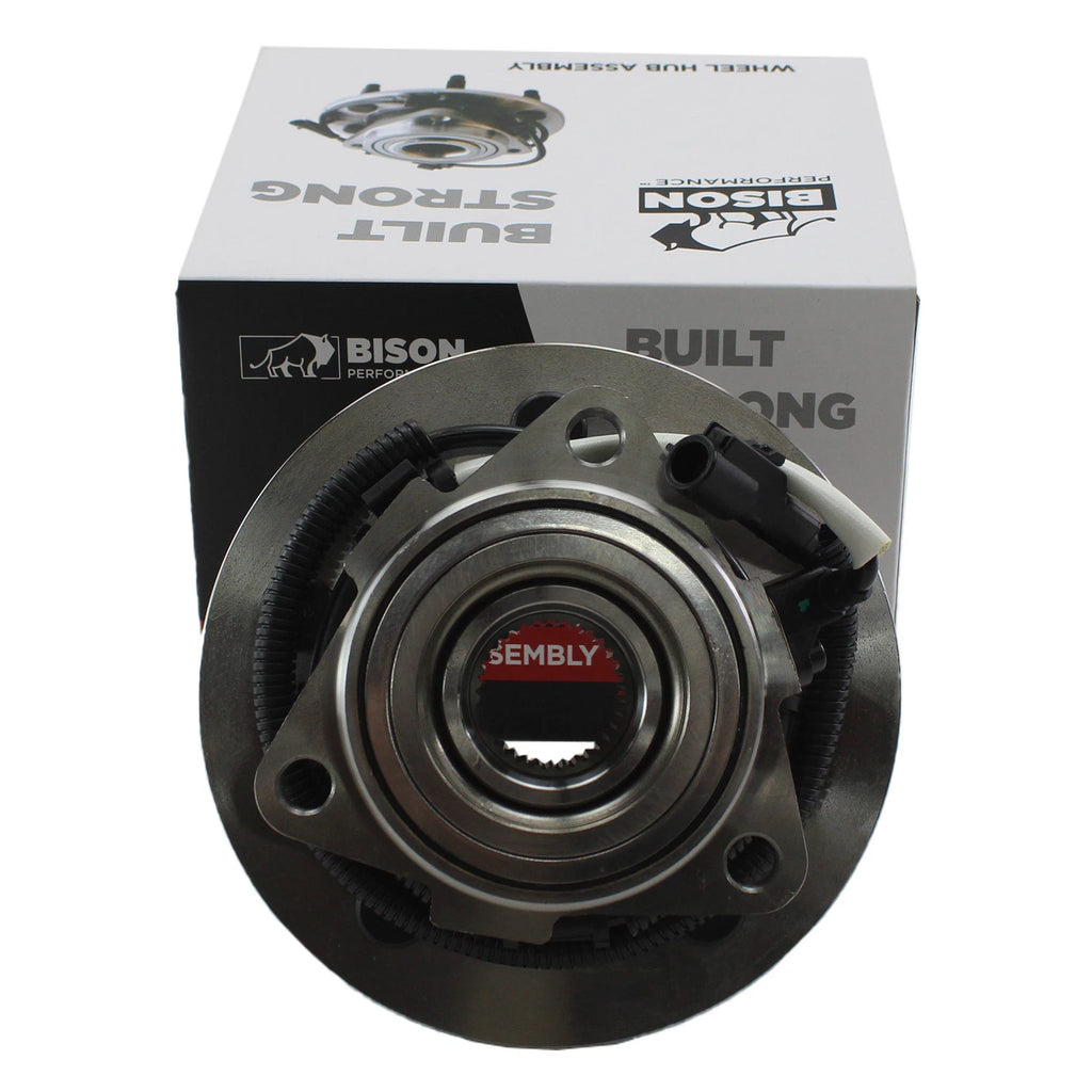 Front Wheel Bearing and Hub Assembly for F-150 4WD 4-Wheel ABS (2015–2020)