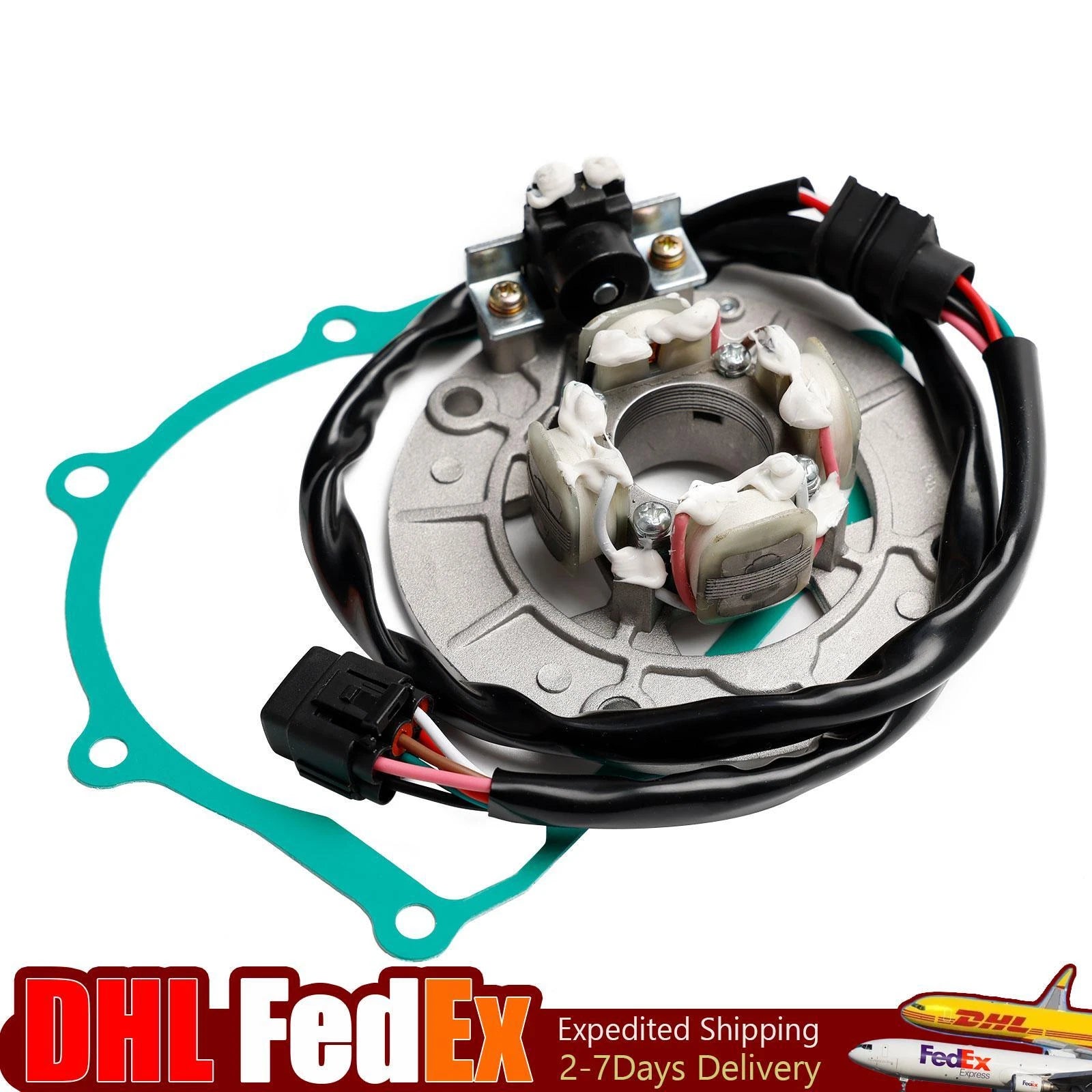 Generator Stator w/Gasket for Yamaha YZ250F (2010–2013) 5NL-15451-00 17D-85560-51