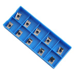 Set of 10 APKT11T308 G2 Carbide Inserts for Aluminum Machining