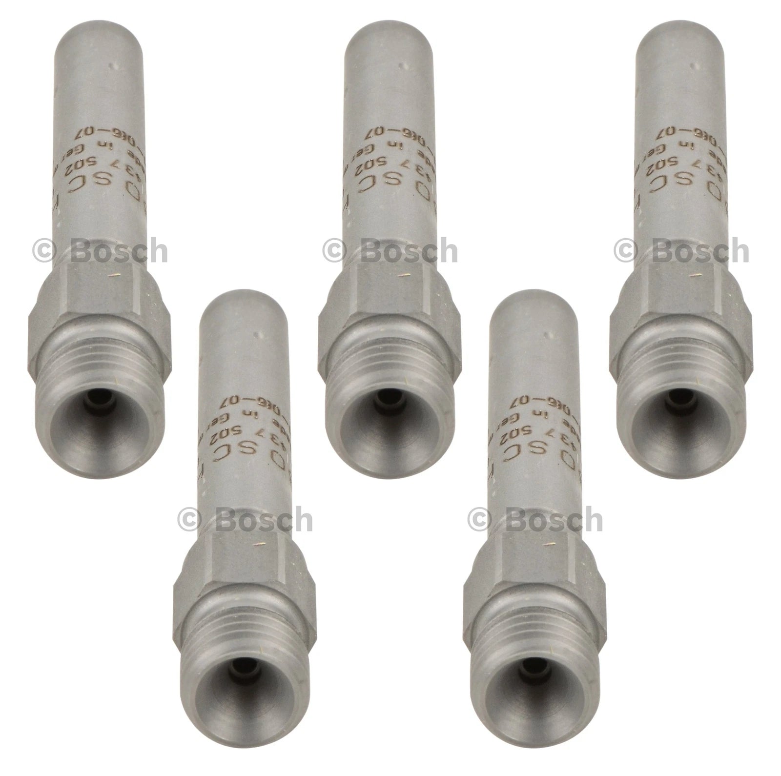 Set of 5 Bosch Fuel Injectors for Audi 4000 Coupe Quattro VW Quantum (1980–1987)