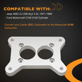 Carburetor Adapter Plate with Throttle Linkage for Jeep AMC CJ 258 (1972–1986)
