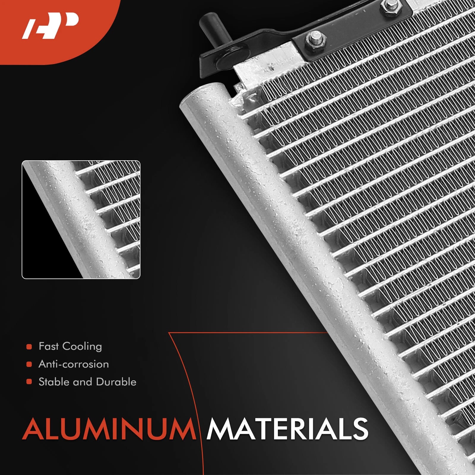A/C Condenser with Bracket for Kia Rio (2001-2002)