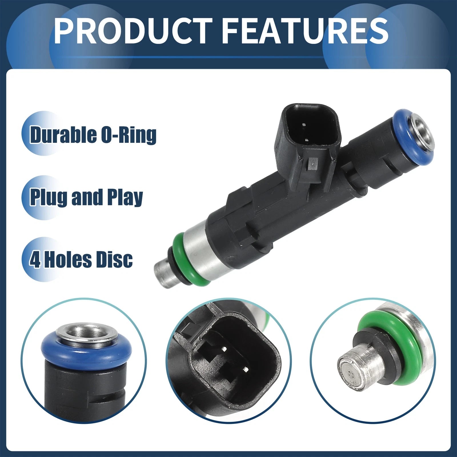 6X Fuel Injector for Mazda B3000 (2002–2007) No.1F2113250
