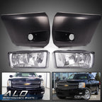 Front Bumper Extension & Fog Lights for Chevrolet Silverado 1500 (2007–2013)