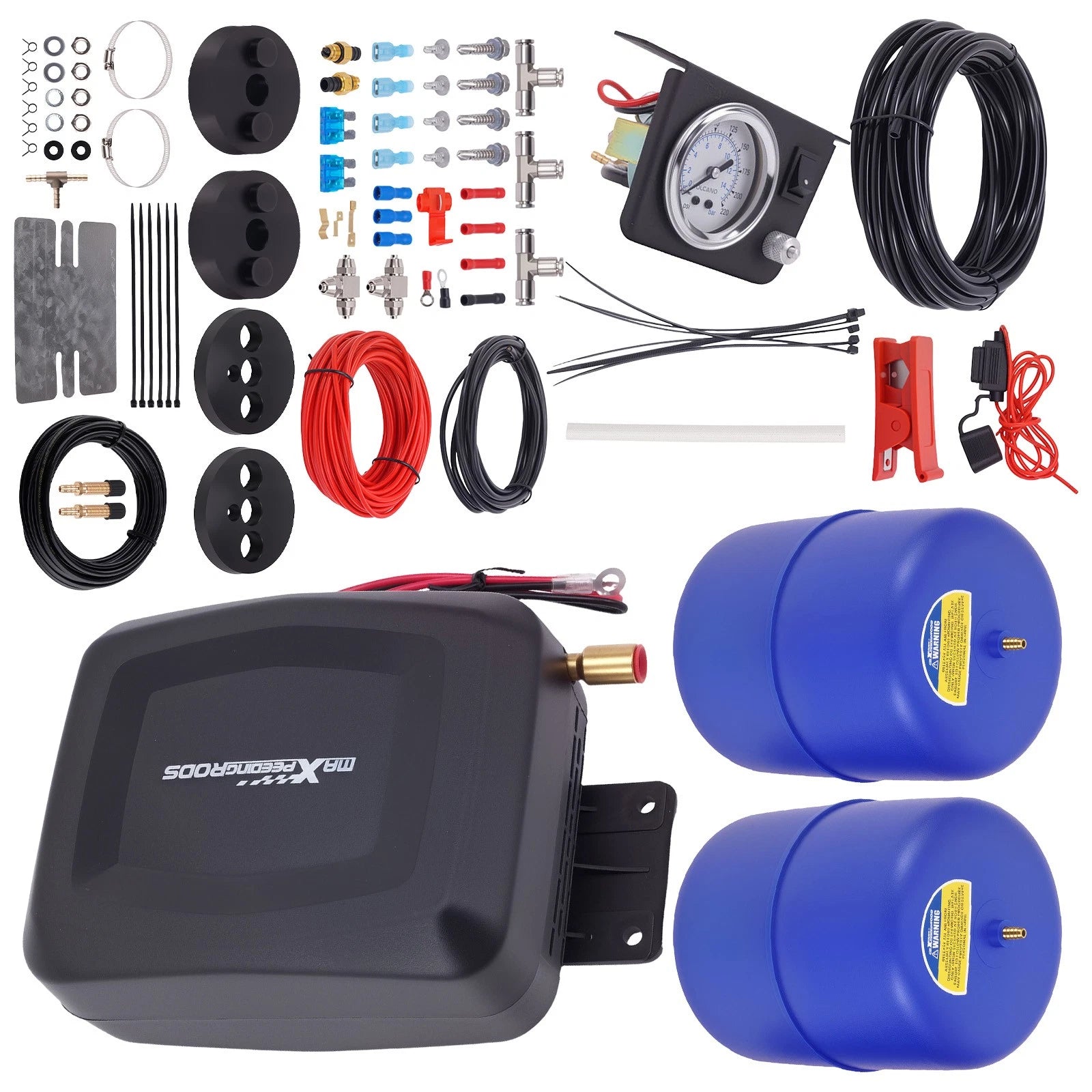 Air Suspension Kit + Air Compressor for Jeep Wrangler (2018–2022)