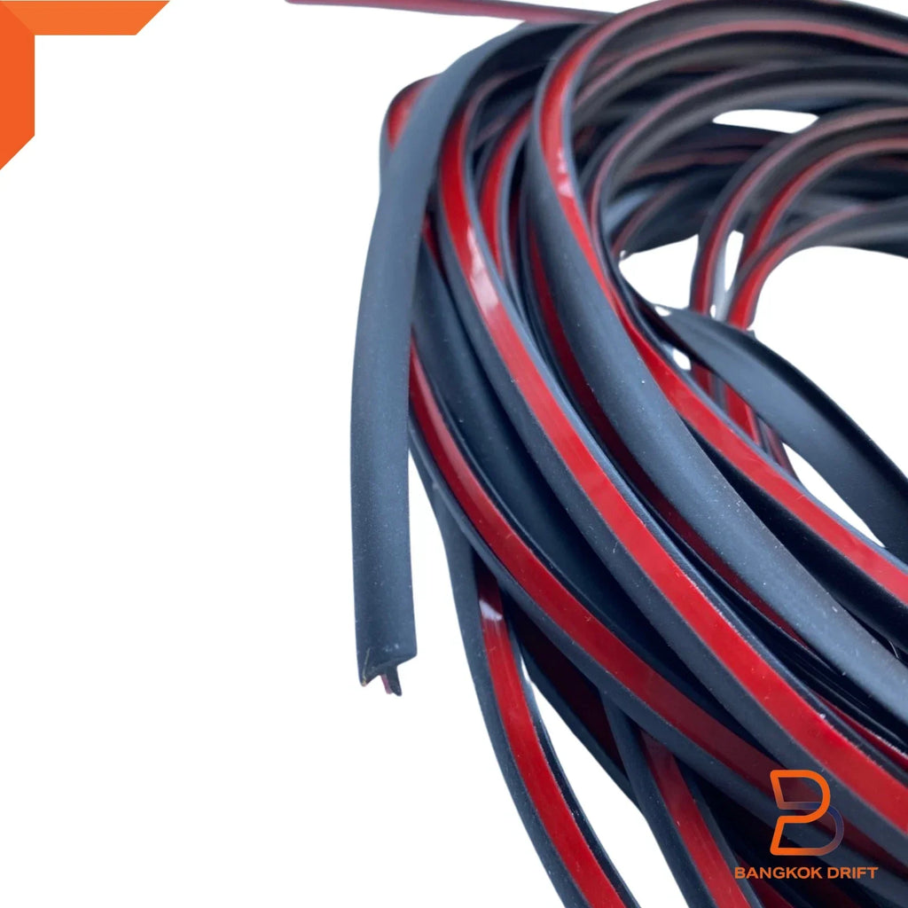 10M Premium T-Shape Rubber Edge Trim Fender Flare Seal 3M Adhesive for Car Truck
