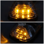 5Pcs Chrome Yellow LED Cab Roof Running Light for Ford Super Duty (1999–2016)