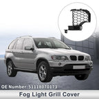 1x Front Left Fog Light Grill for BMW X5 Black (2019-2022)