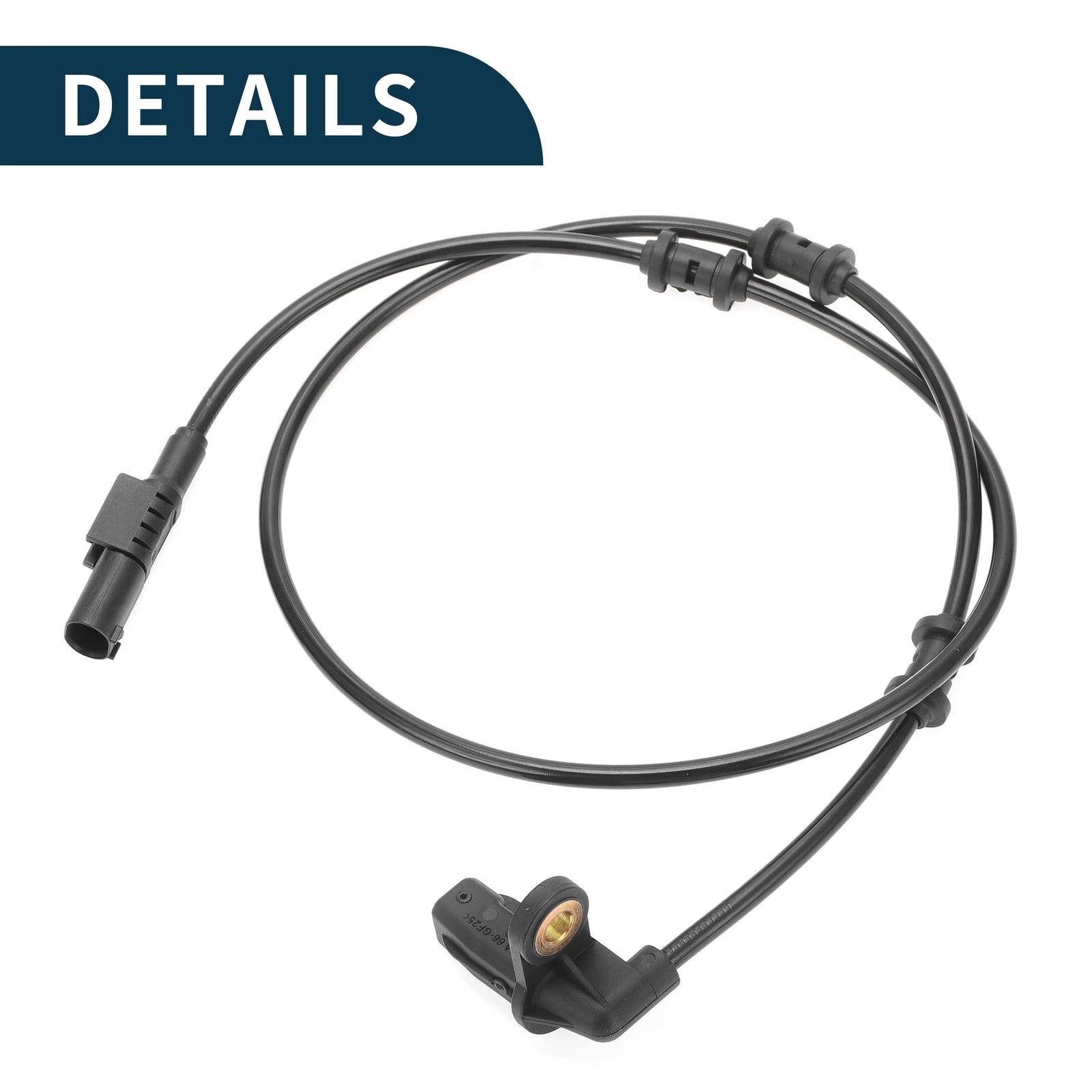 2pcs Front Left ABS Wheel Speed Sensor for Mercedes-Benz ML 500 (2000–2005) No.A1635421818
