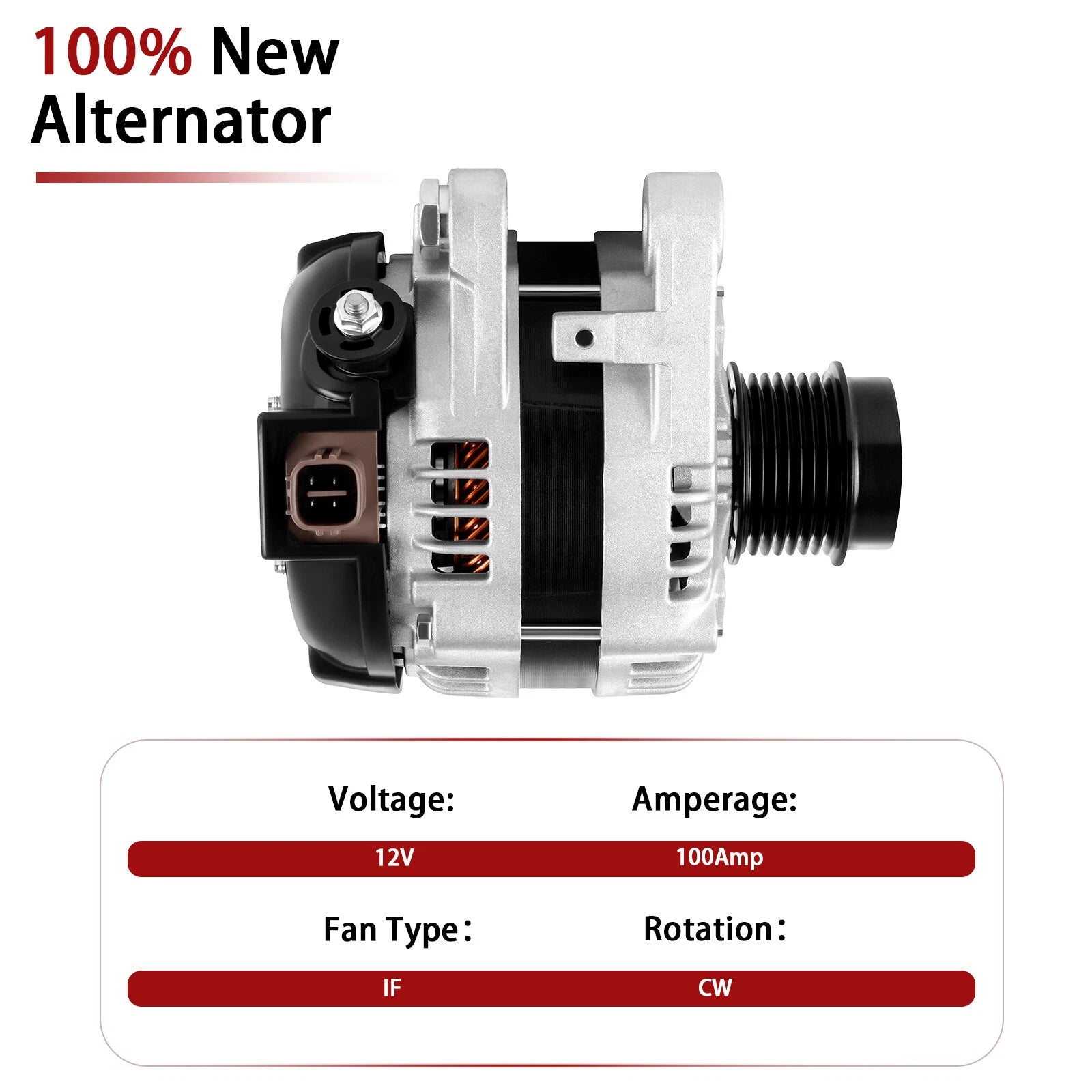 High Output Alternator for Highlander, Avalon, RX350 (2005-2013)