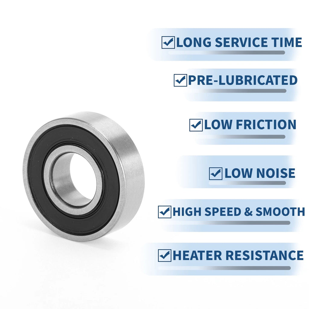 6001DDU Deep Groove Ball Bearing for Scooter Skateboard Wheel (12x28x8mm)