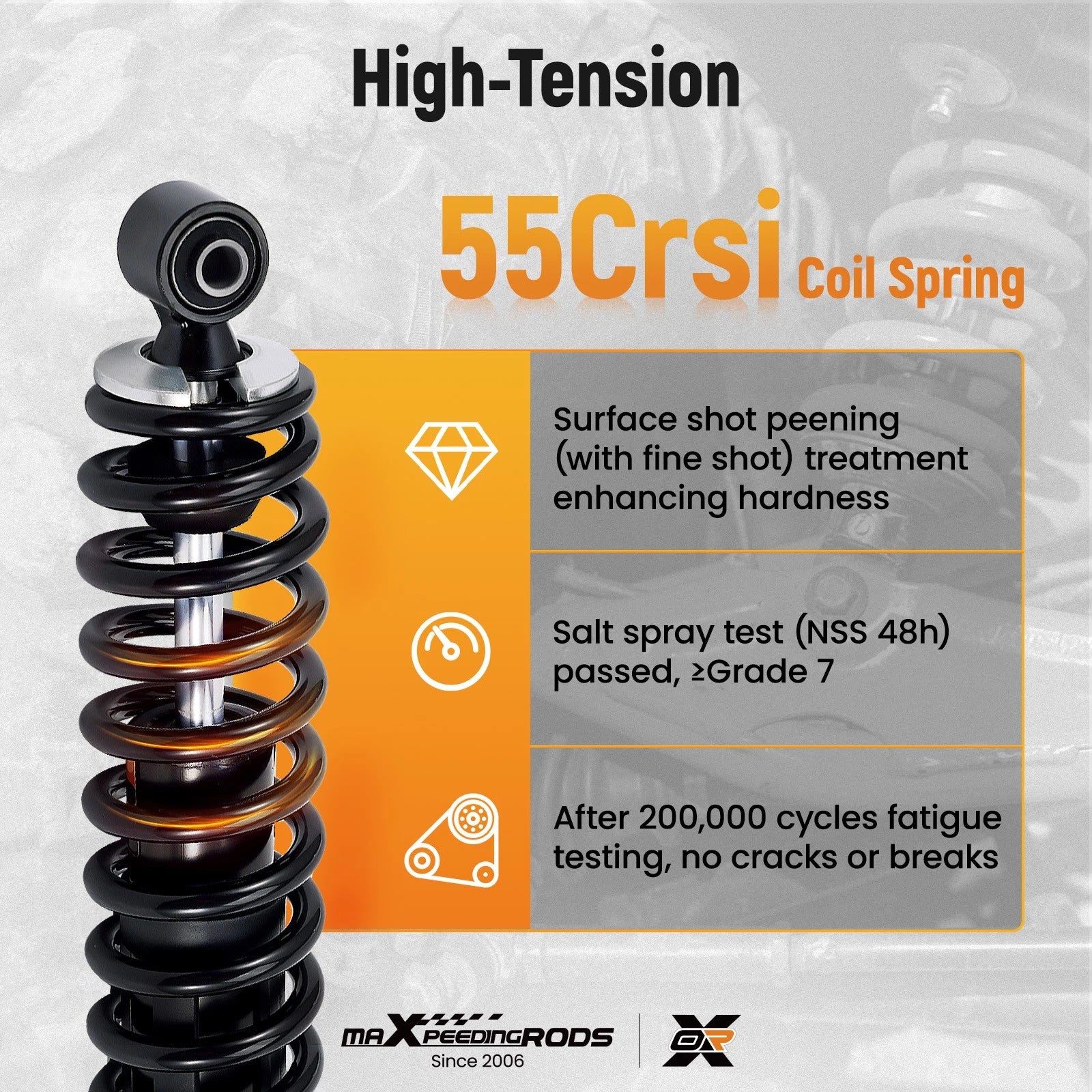 Rear Shock Strut Absorber Kit for Honda FourTrax 300 2x4 (1993–2000) TRX300