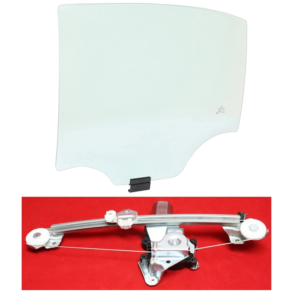 Rear Driver Side Door Glass for Chevy Malibu (Classic)