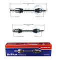 Set of 2 Front CV Axle Shafts for Mazda 3 (2005–2006)
