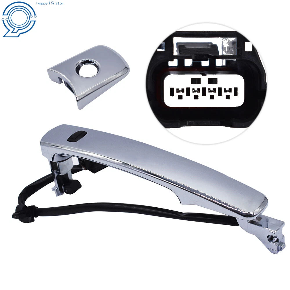 Chrome Door Handle for Nissan Rogue (2010-2013) Front Left Smart Entry