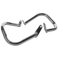 Black/Chrome Engine Guard Crash Bar for Yamaha Vstar Dragstar 400 650 (1997–2016)