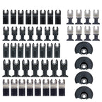 Set of 50 Oscillating Multitool Blades for Universal Cutting