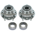 Front and Rear Wheel Bearings & Hubs Kit for Blazer Jimmy Bravada (AWD)