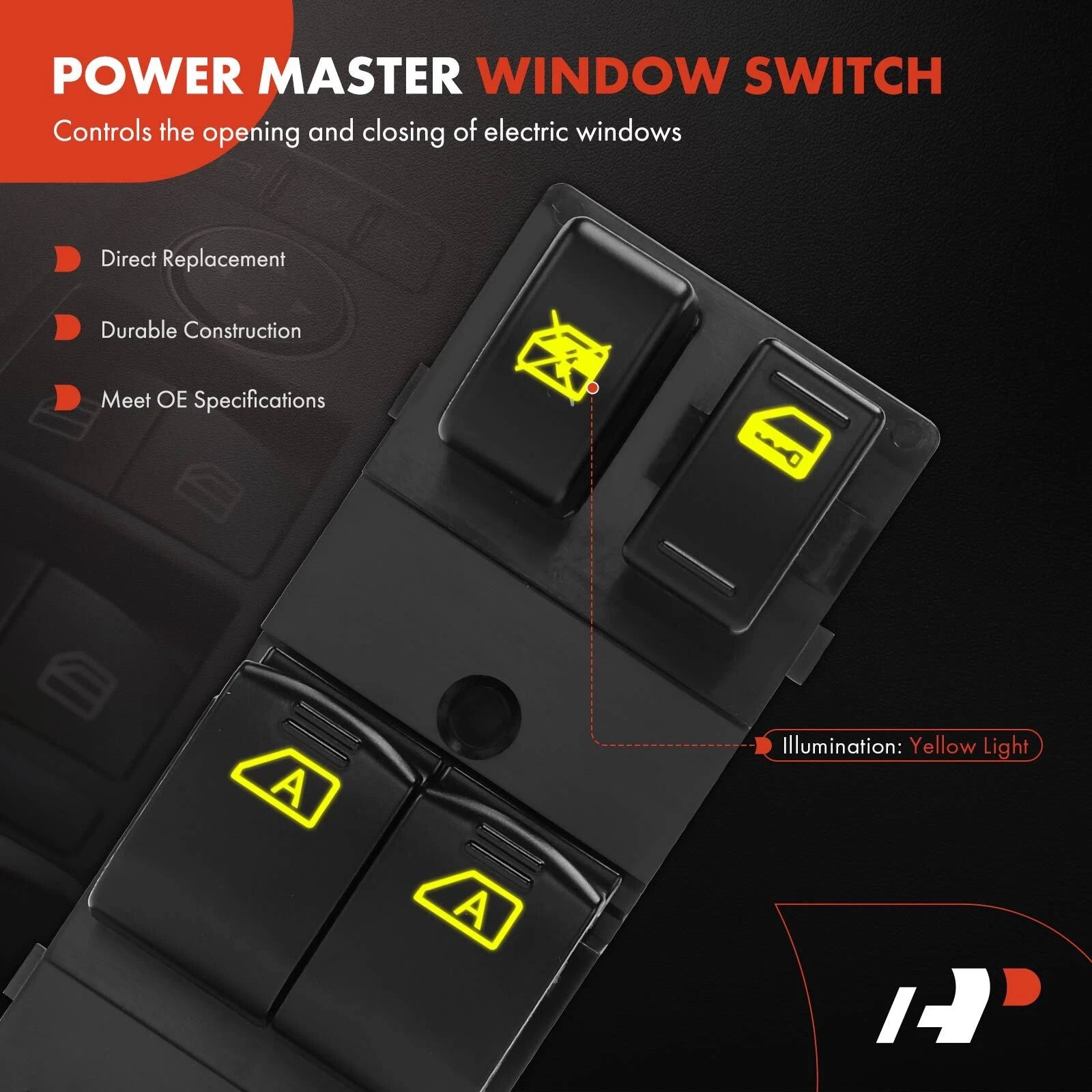 Left Power Window Switch for Nissan Quest (2004-2006)