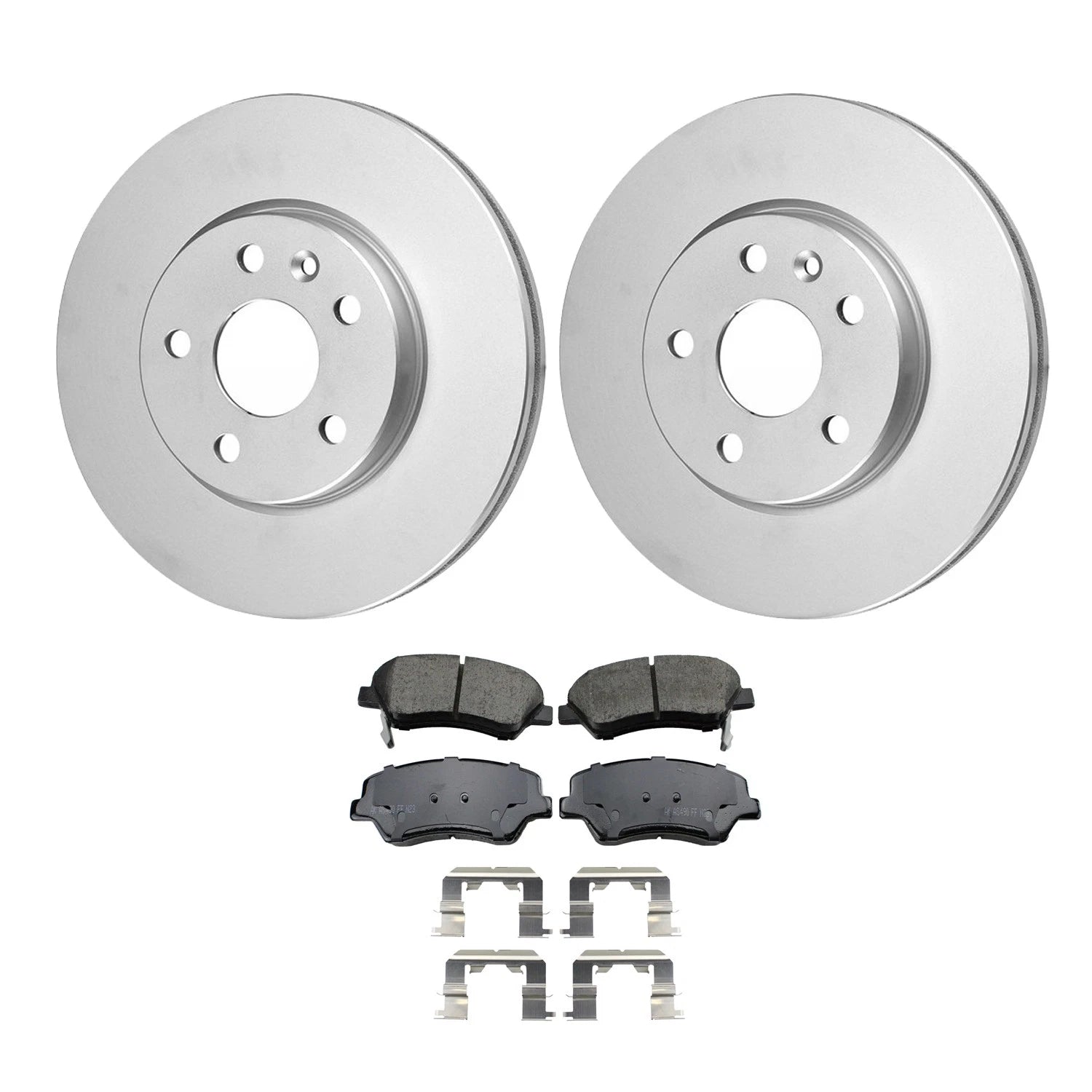 Front Rotors & Disc Brake Pad Kit for Hyundai Santa Fe (2013–2018)