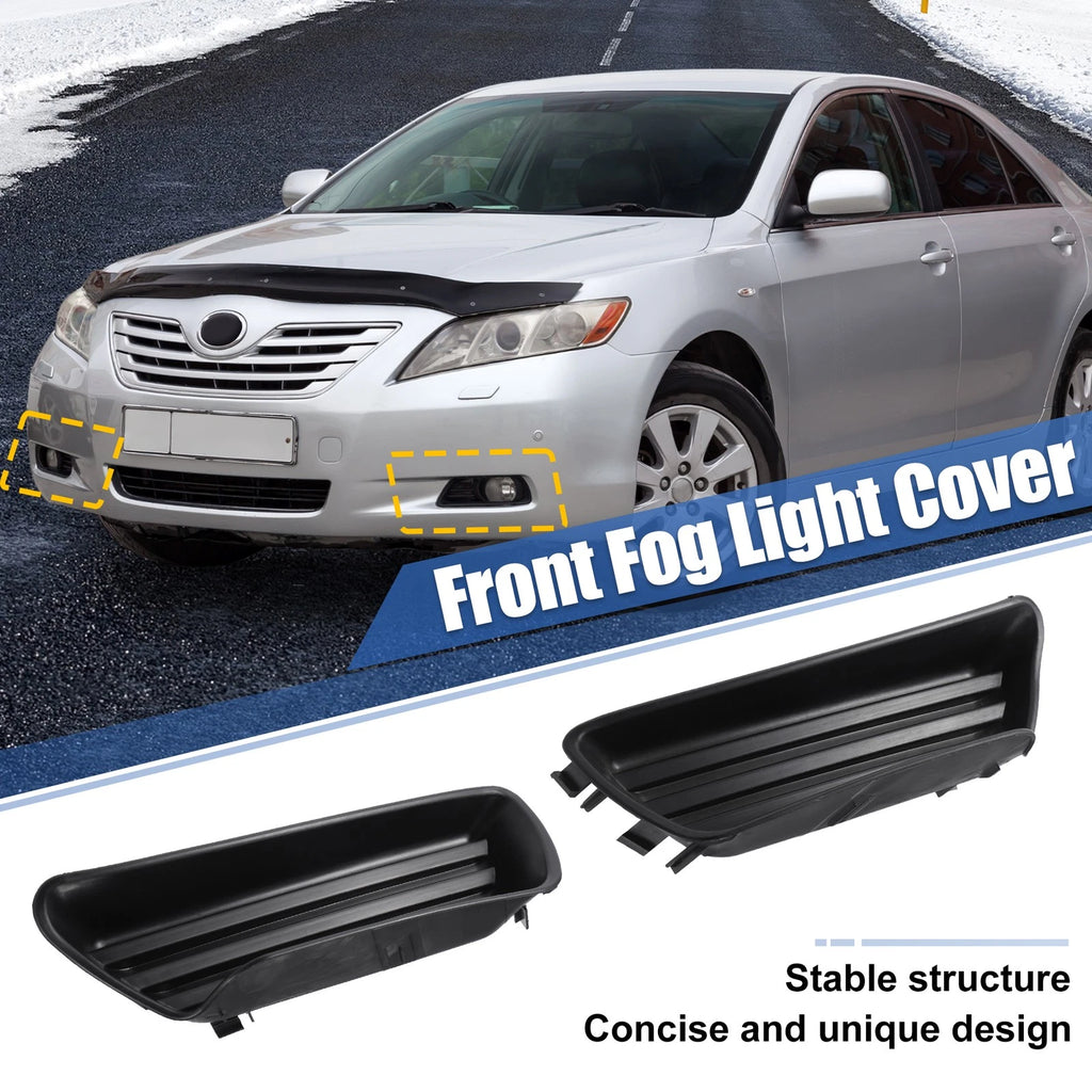 1 Pair Fog Light Cover No. 5212806050/5212706050 for Toyota Camry (2007–2009)