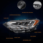 Left Side Headlight Amber Corner Lamp for VW Jetta (2019–2023)
