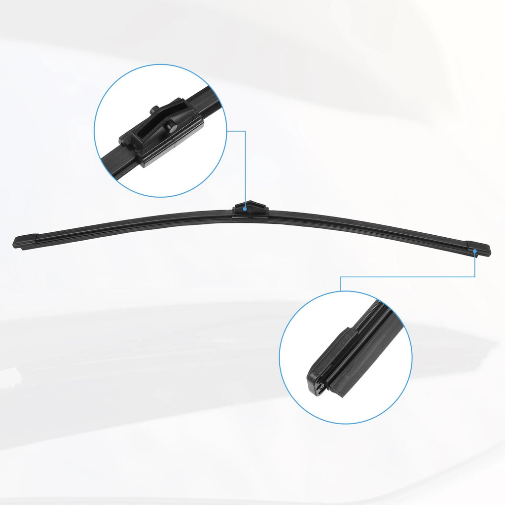Pair of 15" Rear Windshield Wiper Blades for Volkswagen Touareg 