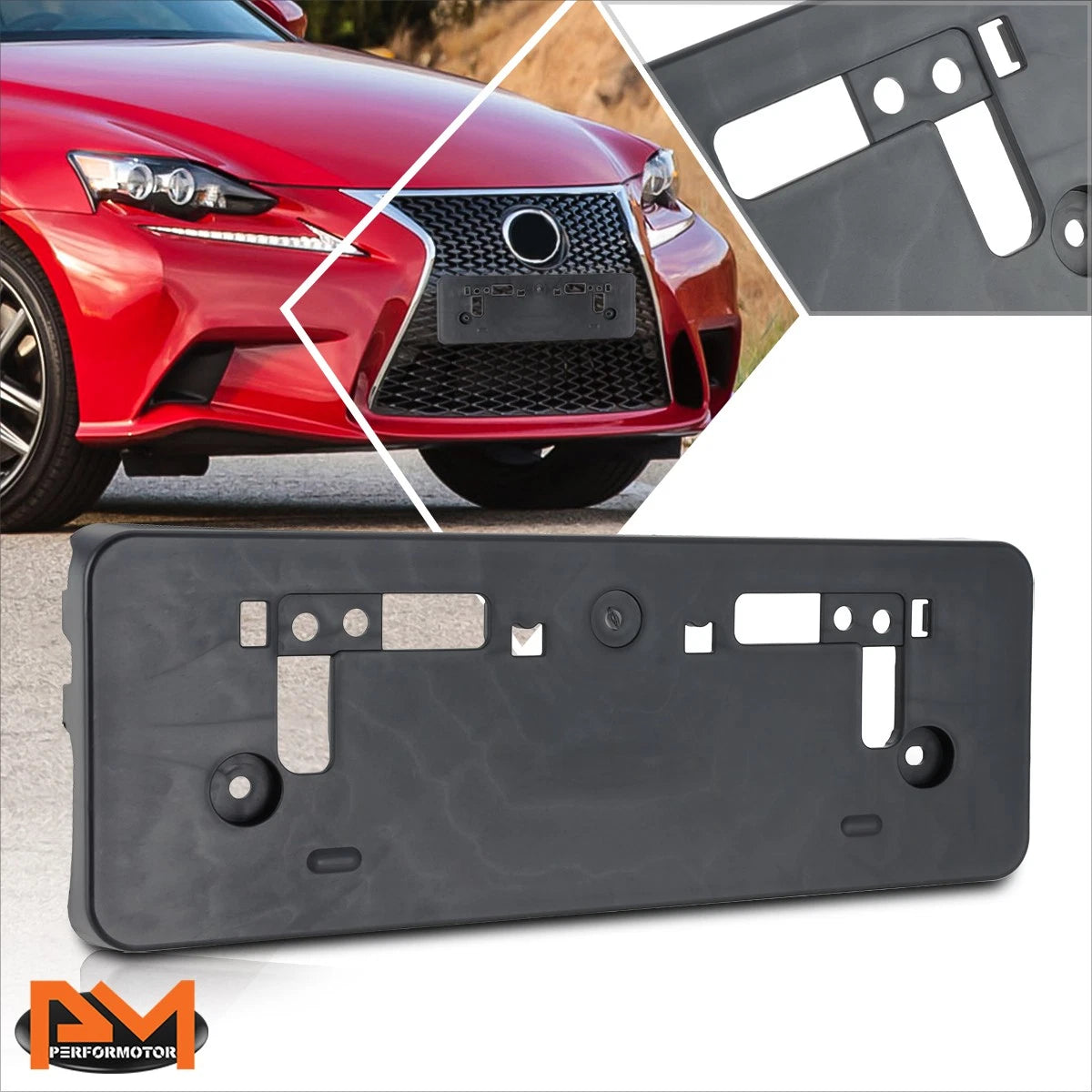 Front License Plate Mounting Bracket for Lexus IS200T/IS250/IS300/IS350 (2014–2016)