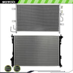 Radiator and A/C Condenser Kit for Ford Flex (2013–2018)