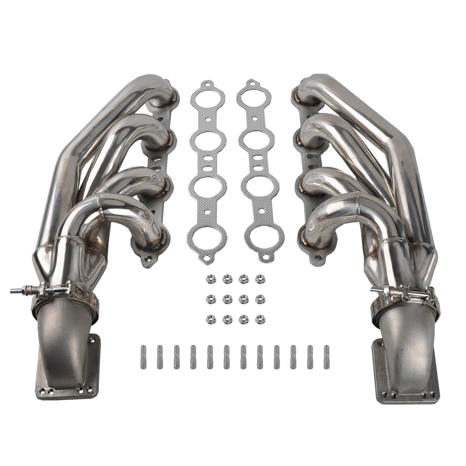 Turbo Exhaust Manifold & Elbow Adaptor T3 T4 to V Band 3.0" for LS1 LS3 LS6 LSX V8